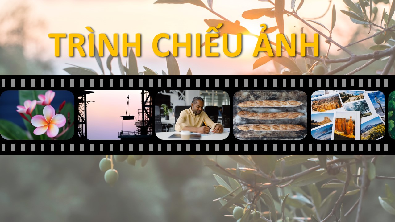 Powerpoint Trình chiếu ảnh thước phim